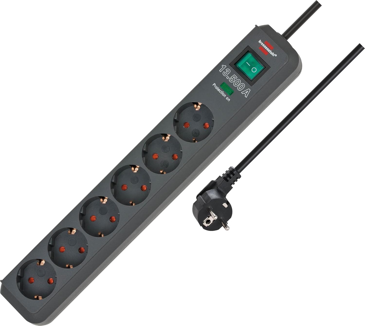 Brennenstuhl Eco-Line Surge Protection Power Strip